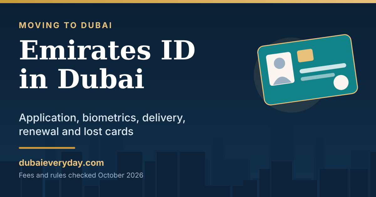 Emirates ID Guide for Dubai Residents: Application, Biometrics, Delivery, Uses, Renewal, and Lost Cards