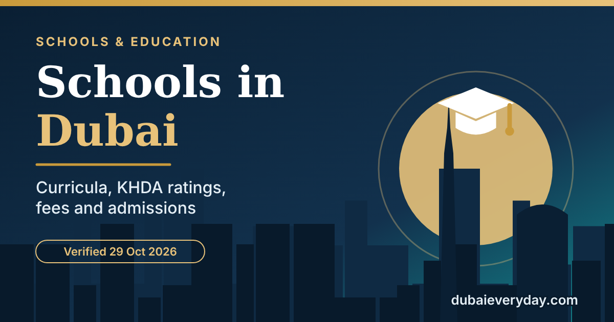 Dubai Schools Guide: Curricula, KHDA, Fees, Admissions, Locations, and Choosing for Your Child